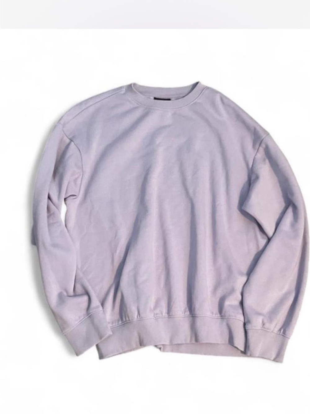 H&M Men’s Crewneck Sweatshirt in Light Lavender